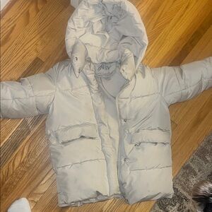 Zara kids  Cream Puffer Jacket